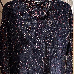 ALISON ANDREWS MULTI COLOR SWEATER SIZE LARGE.  NEW NEVER WORN